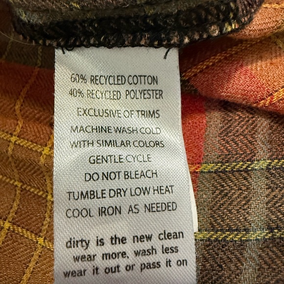 Toad&Co Women's Plaid Dress Button Up Size Medium Lightweight Recycled Materials - Picture 5 of 10